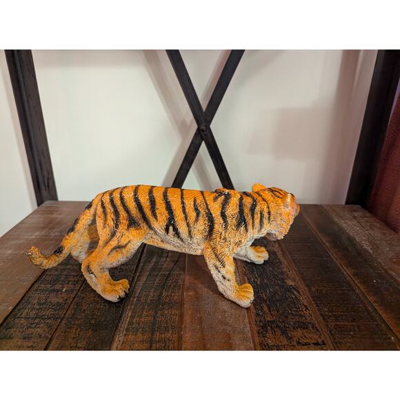 Large Tiger Rubber Toy Figure 14” - Picture 3 of 12